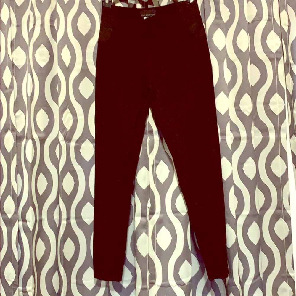 All black stretchy dress pants